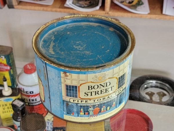 Bond Street Pipe Tobacco Tin Top