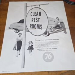 Union Oil Clean Restrooms Advertisement 1953