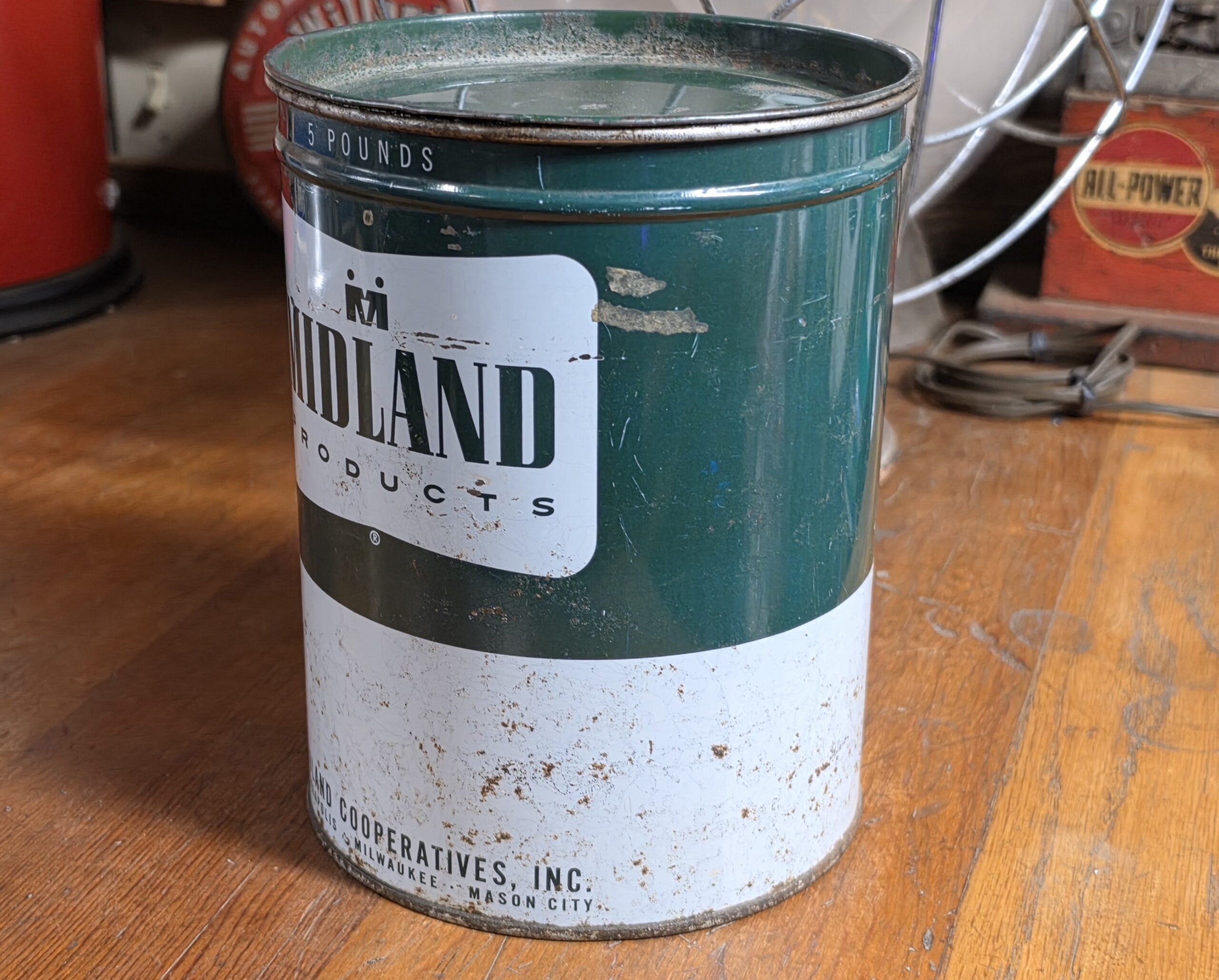 Midland Products Grease Can Back & Right