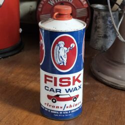 Fisk Car Wax Cleans Shines Cone Top