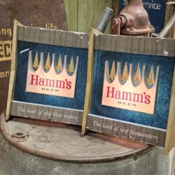 Hamms Beer Plaque Lamps