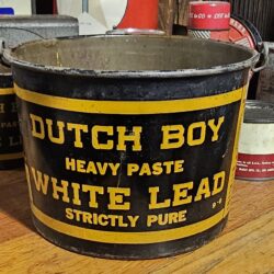 Dutch Boy Heavy Paste White Lead Bucket 