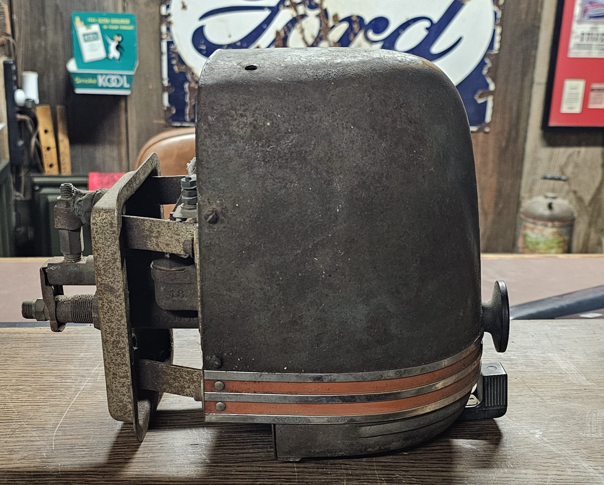 Stewart Warner South Wind Gasoline Heater Side