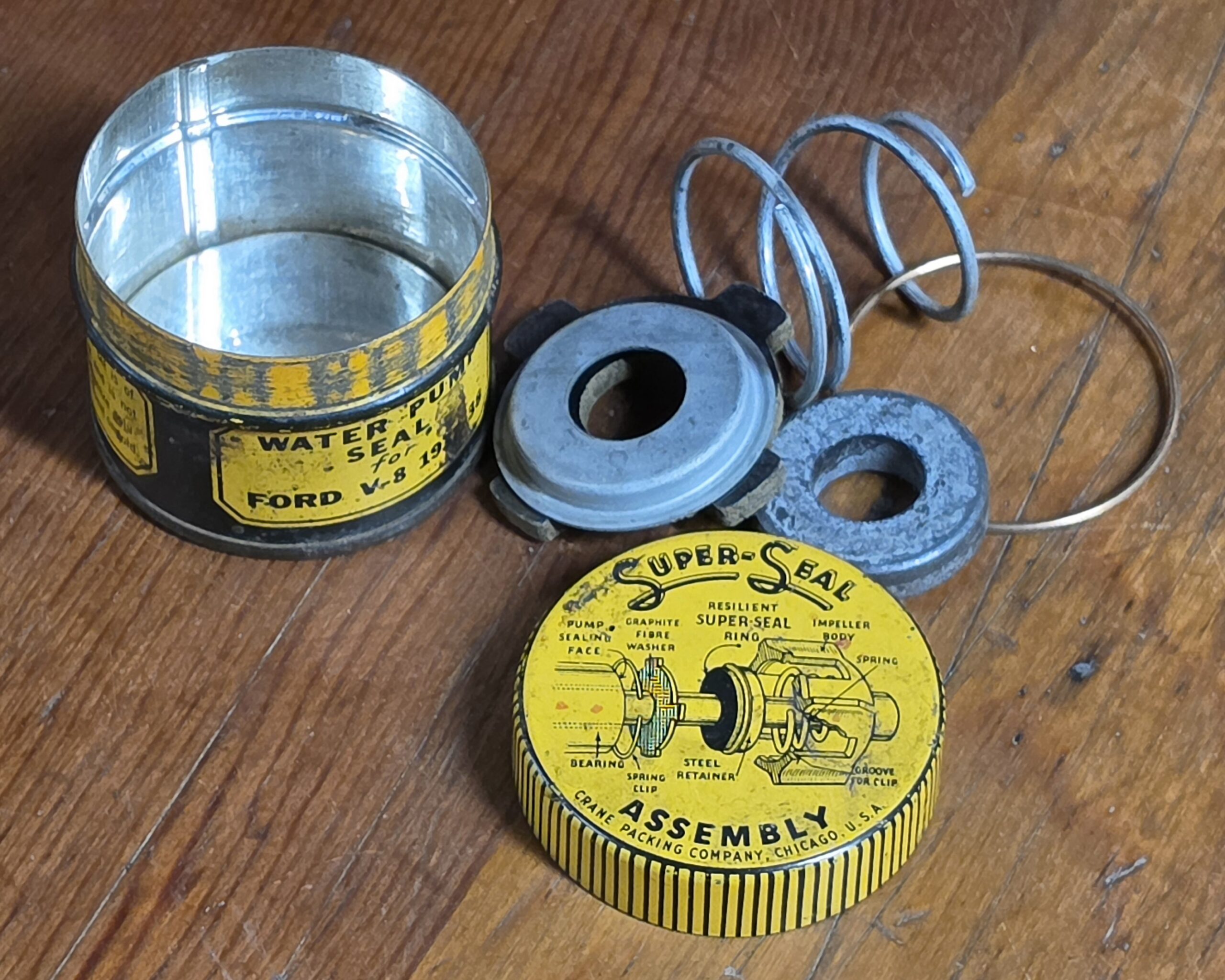 1937-38 Super-Seal Brand Water Pump Seal Product