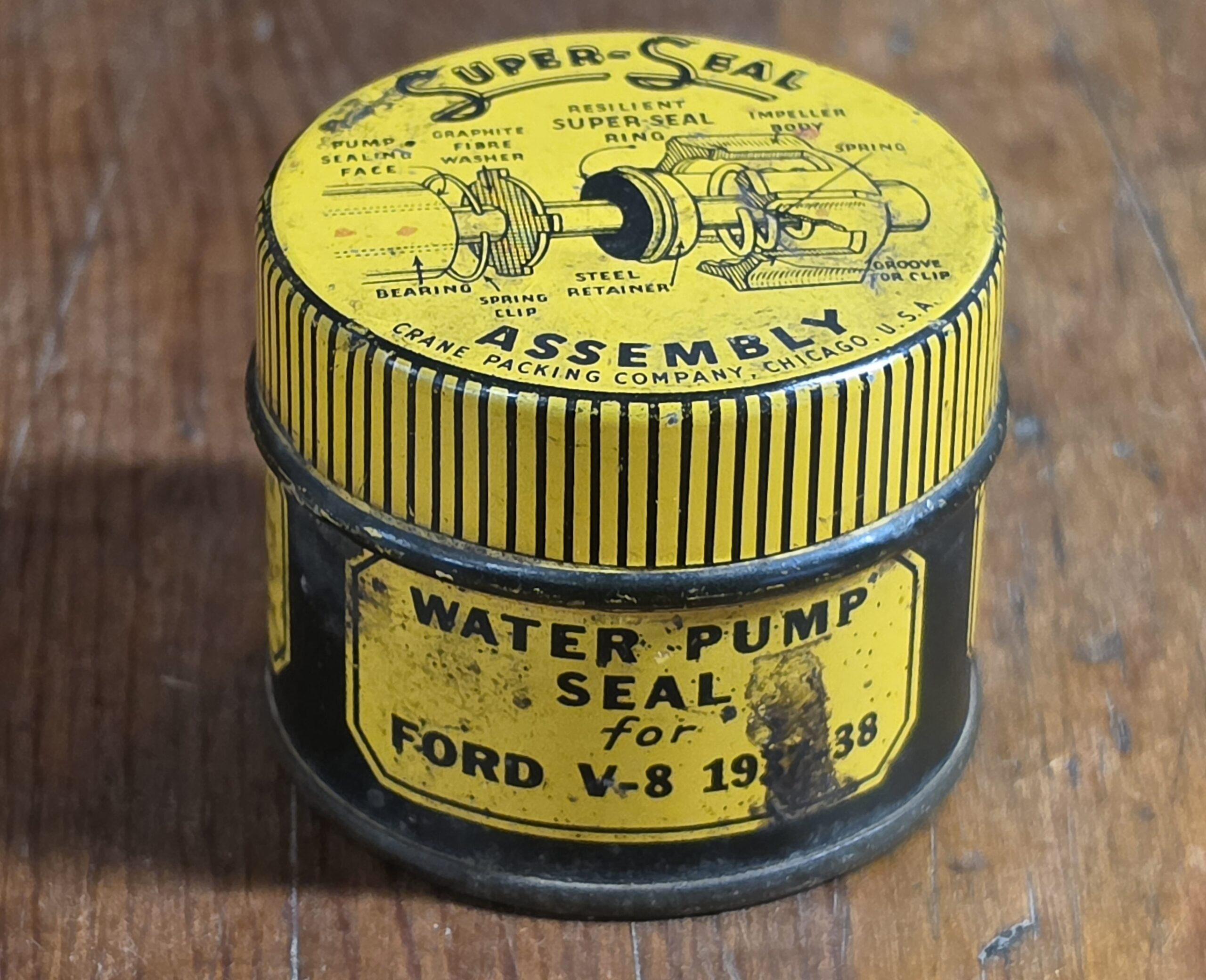 1937-38 Super-Seal Brand Water Pump Seal