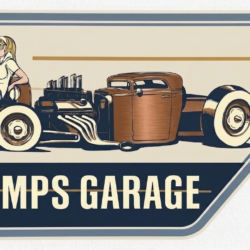 Grumps-Garage Shop Truck Pinup