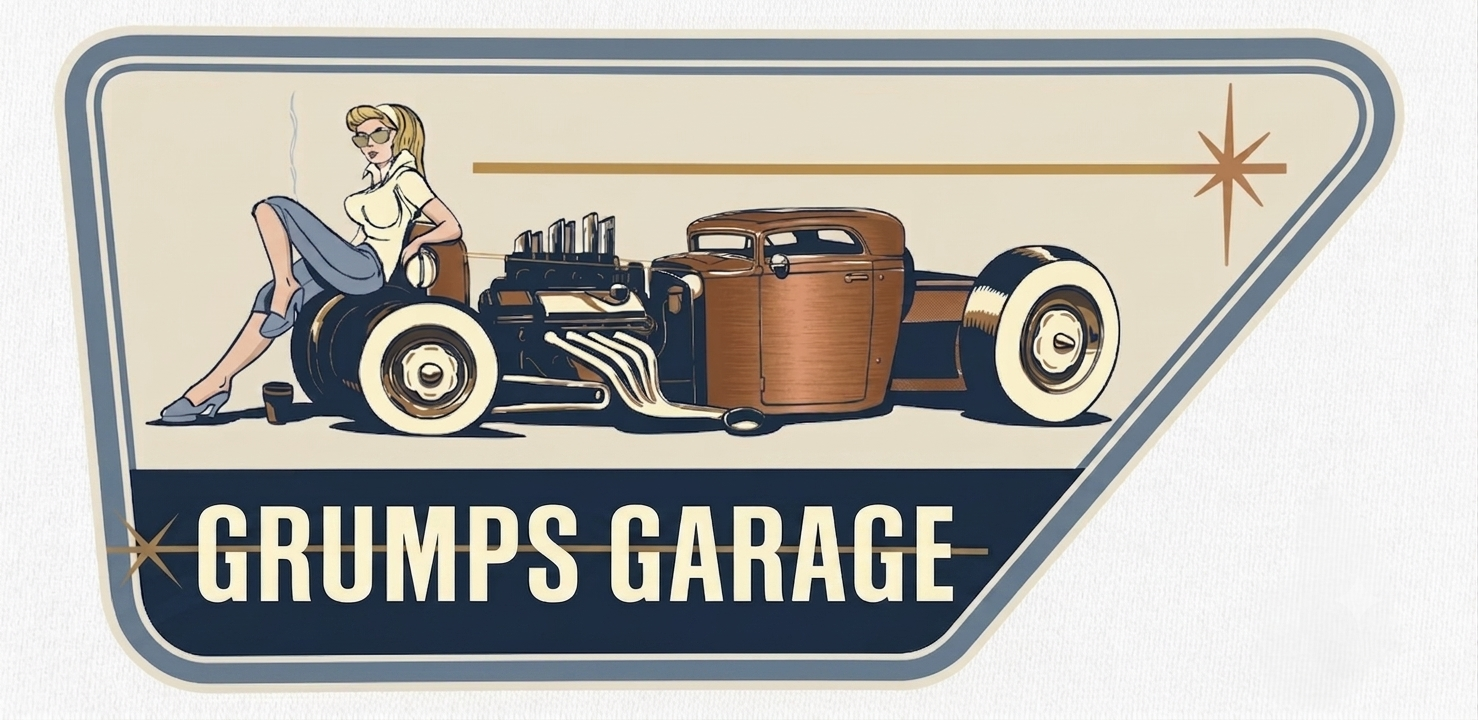 Grumps-Garage Shop Truck Pinup