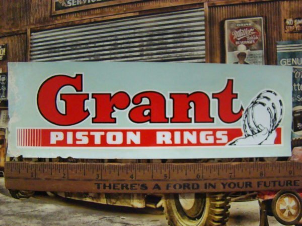 Vintage Original 1960s Grant Piston Rings – Water Slide Decal