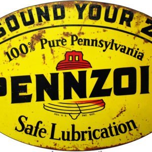 Pennzoil 'Sound Your Z' Safe Lubrication Sign