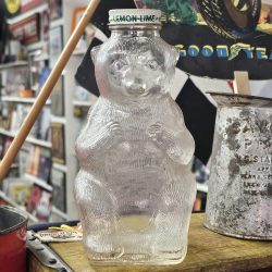 SNOW CREST Glass Bear Bank