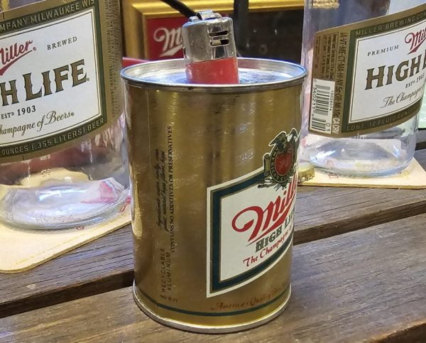 Miller High Life Beer Can Lighter Left