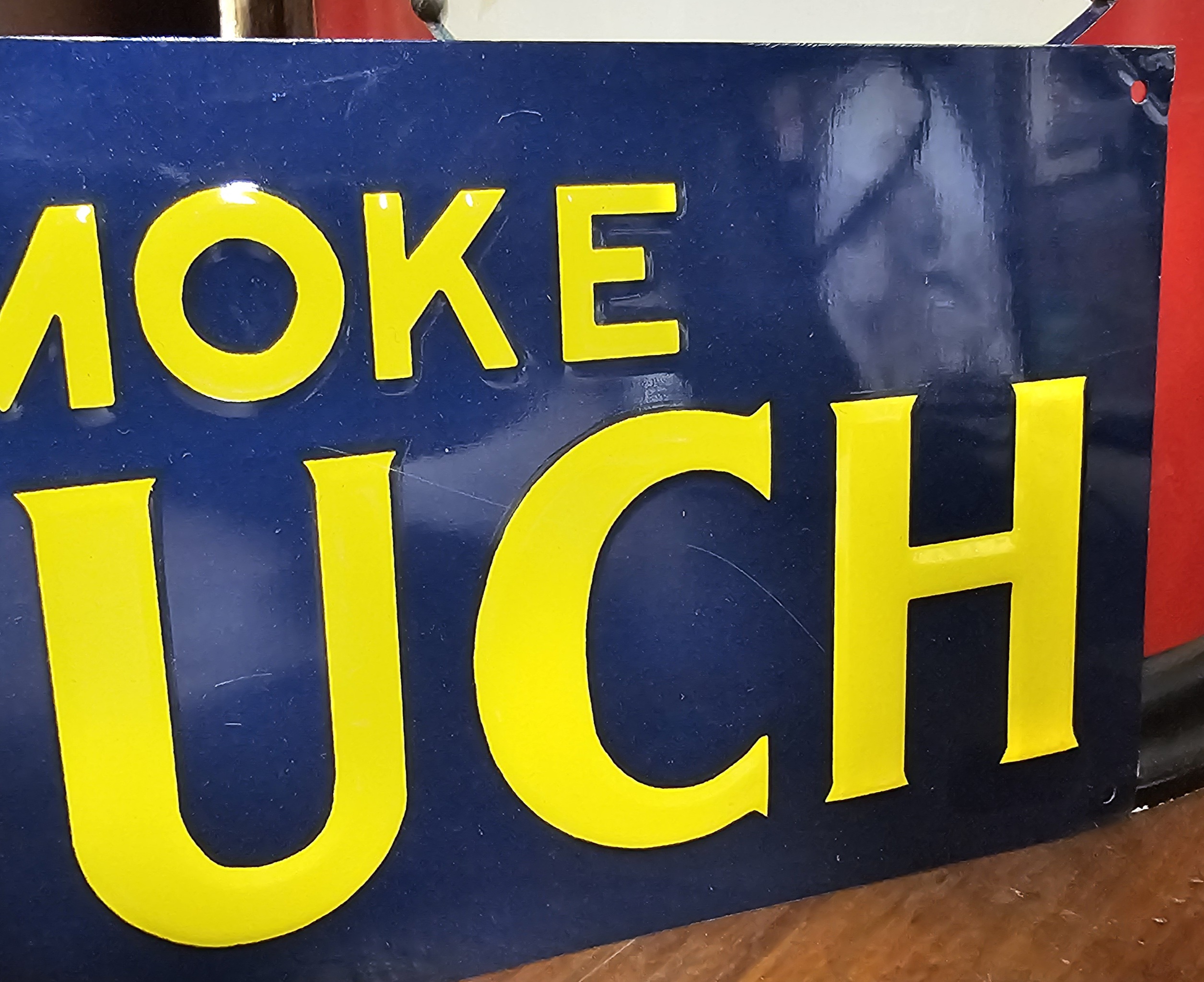 Chew Smoke Mail Pouch Tobacco Sign - Image 3