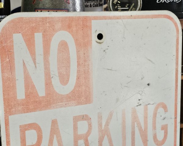 No Parking Any Time Sign Top