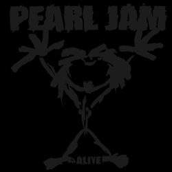 Pearl Jam Alive With Etching