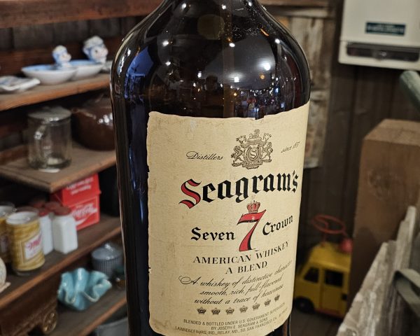 Seagrams Bottle With Pump Dispenser Label