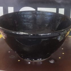 Black Single Ring Bowl