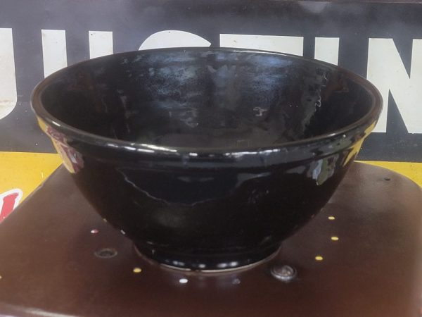 Black Single Ring Bowl