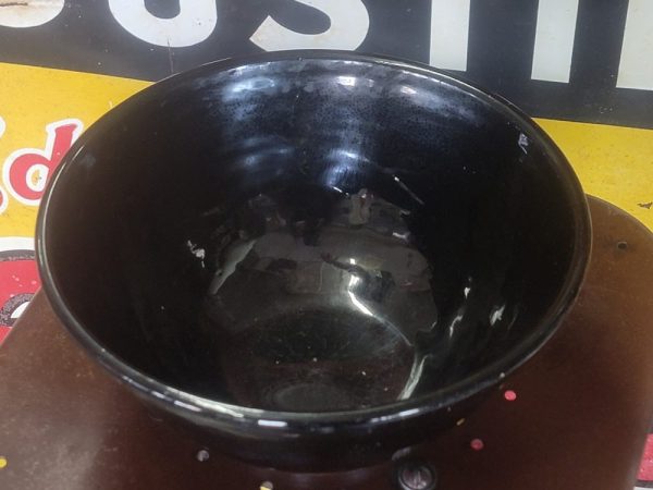 Black Single Ring Bowl Inside