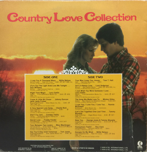 Country Love Collection Back