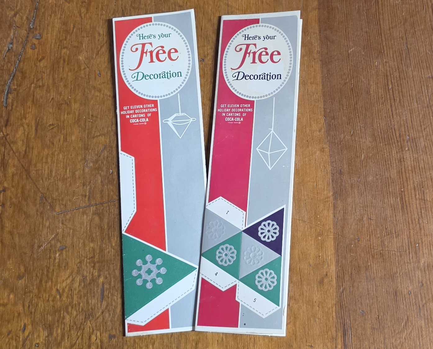 Coca-Cola Christmas Insert Ornaments