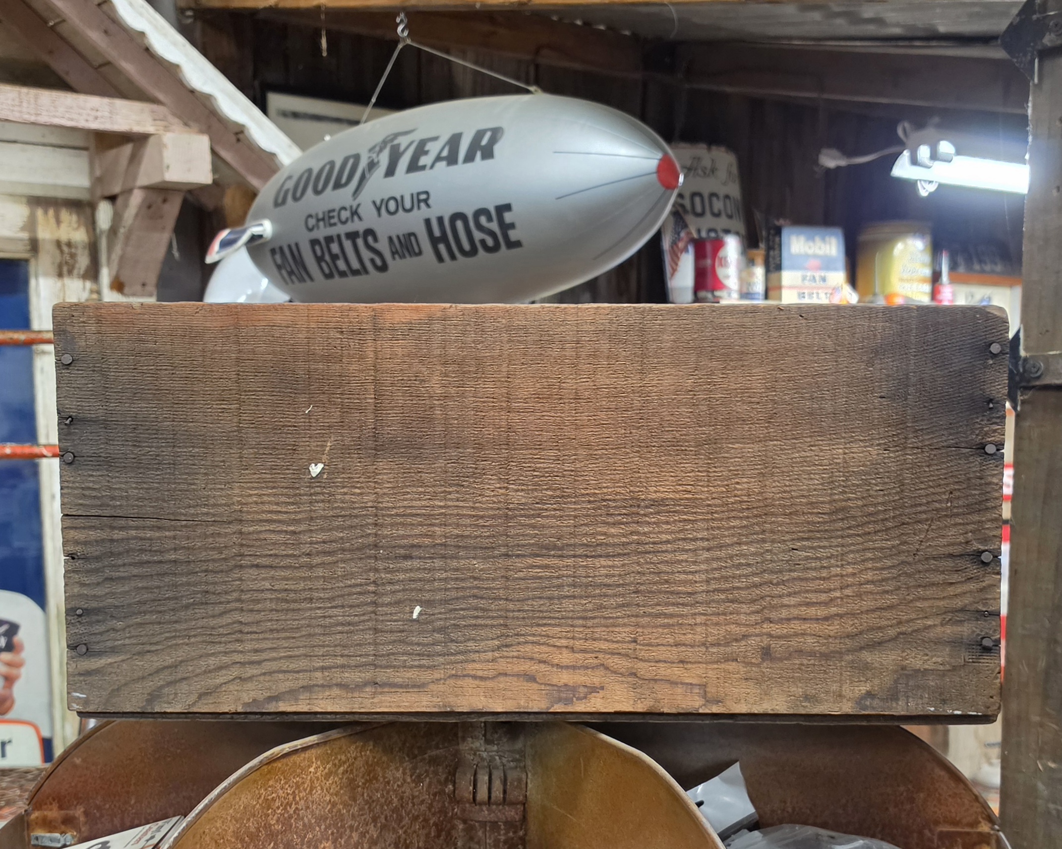 General Petroleum Shipping Crate Wood Back