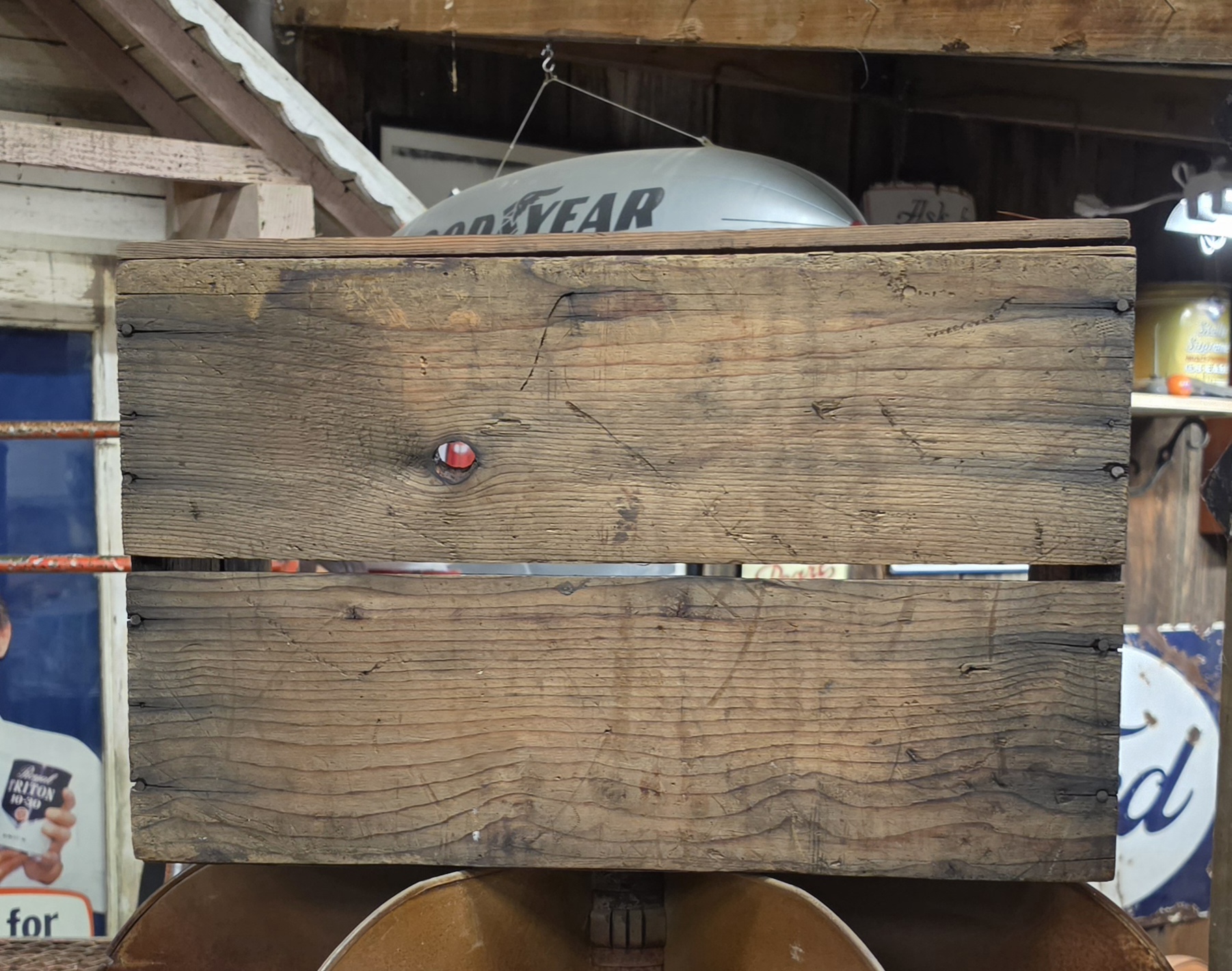 General Petroleum Shipping Crate Wood Bottom