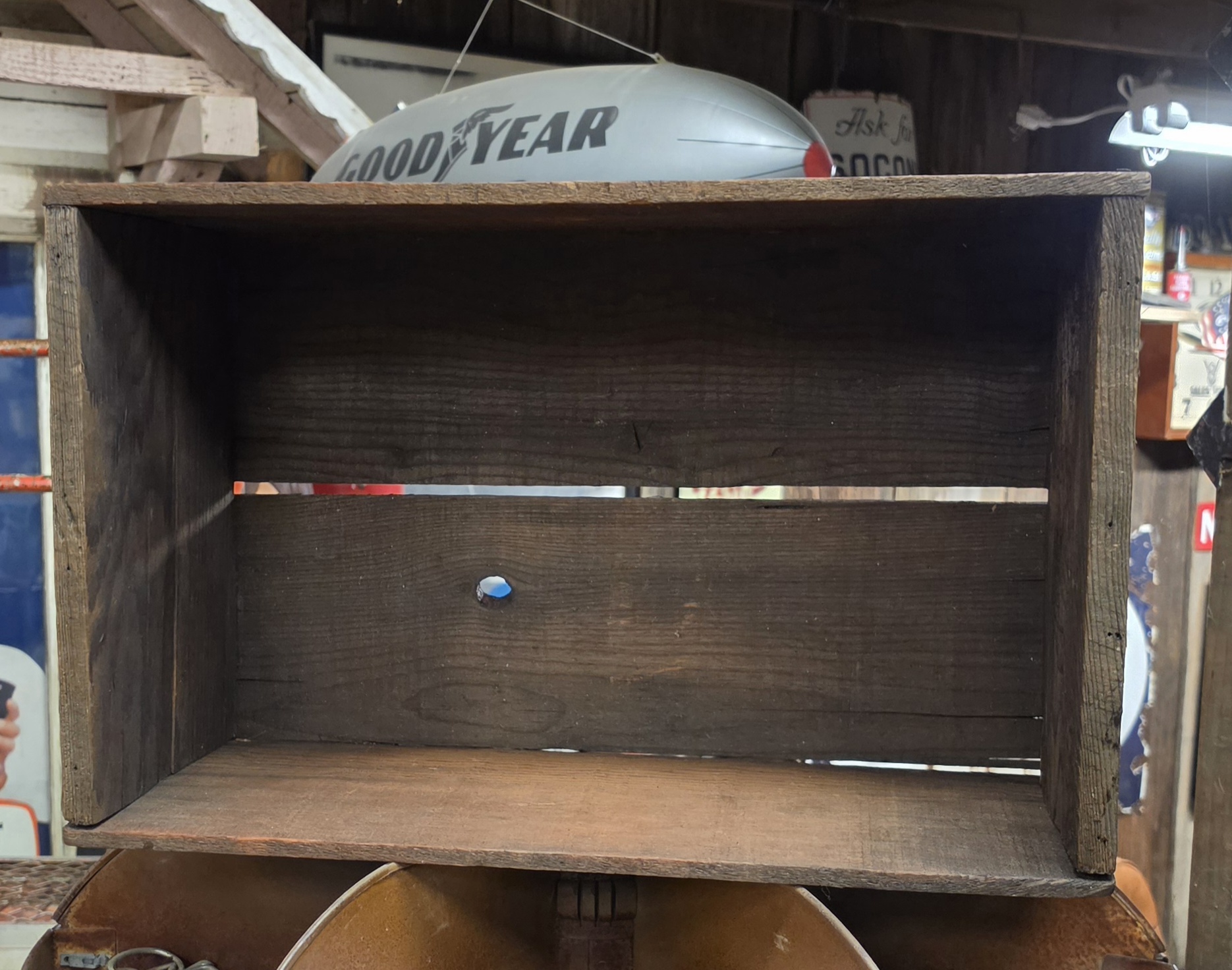 General Petroleum Shipping Crate Wood Inside
