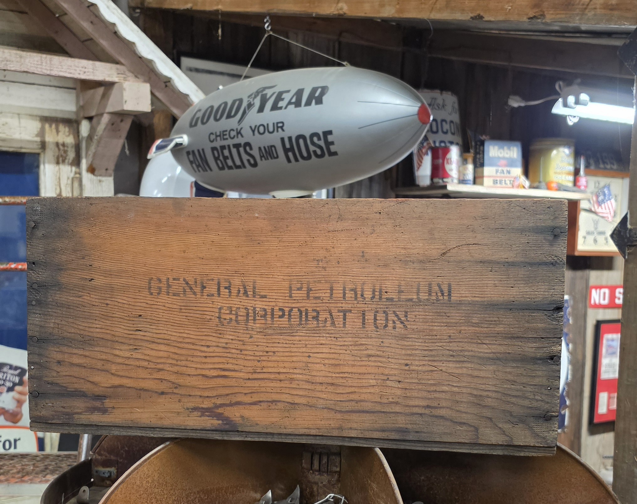 General Petroleum Shipping Crate Wood