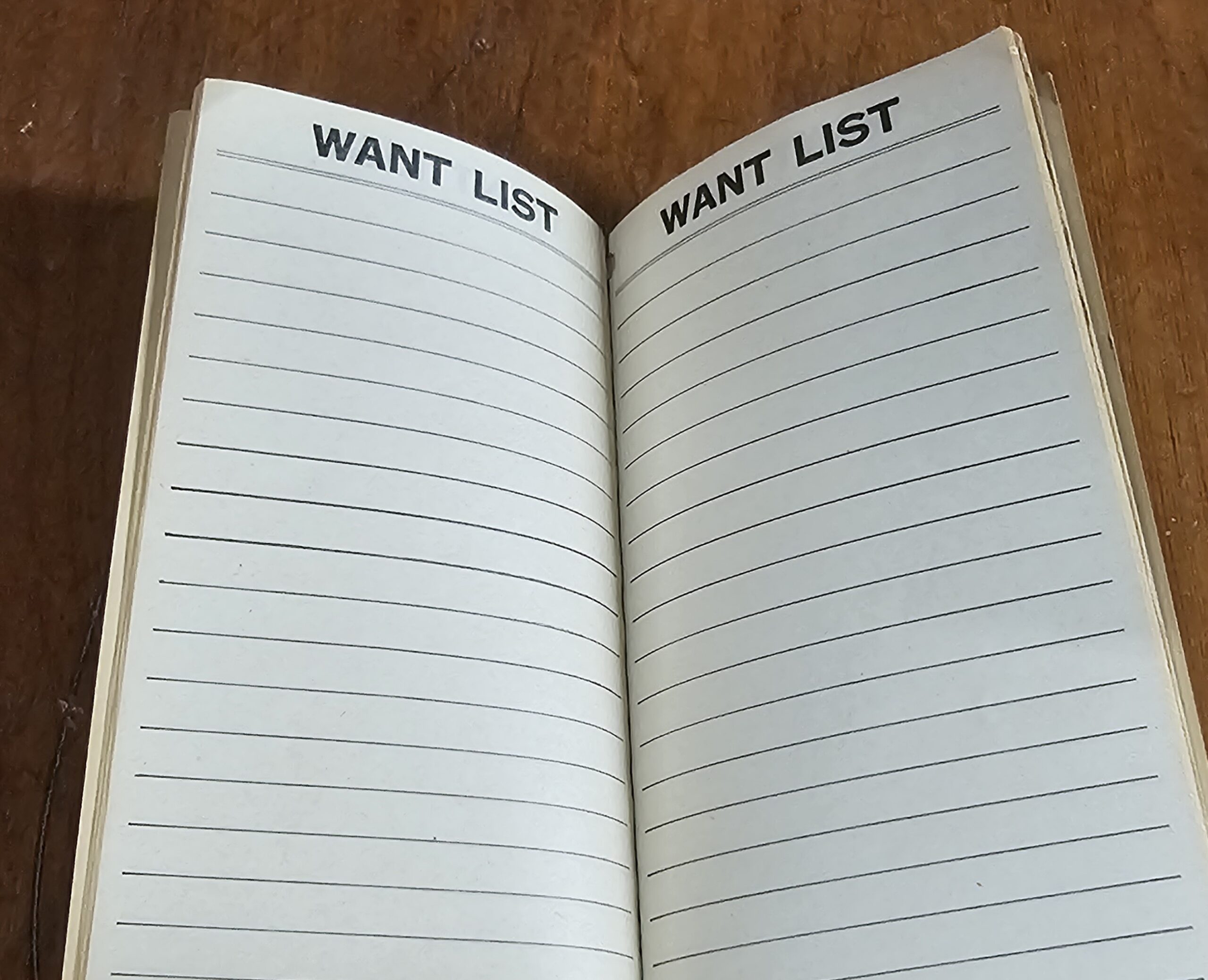 Ohio Blue Tip Matches Want List Booklet Inside