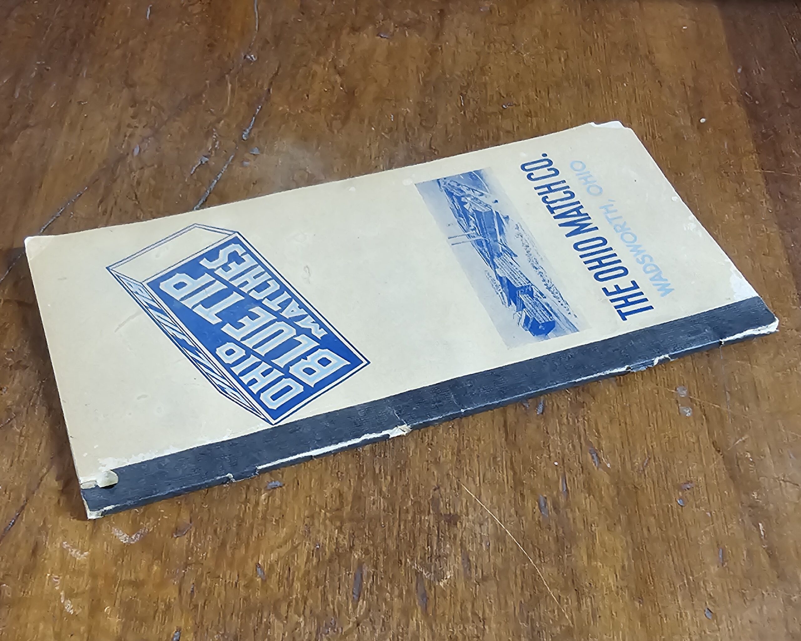Ohio Blue Tip Matches Want List Booklet Spine