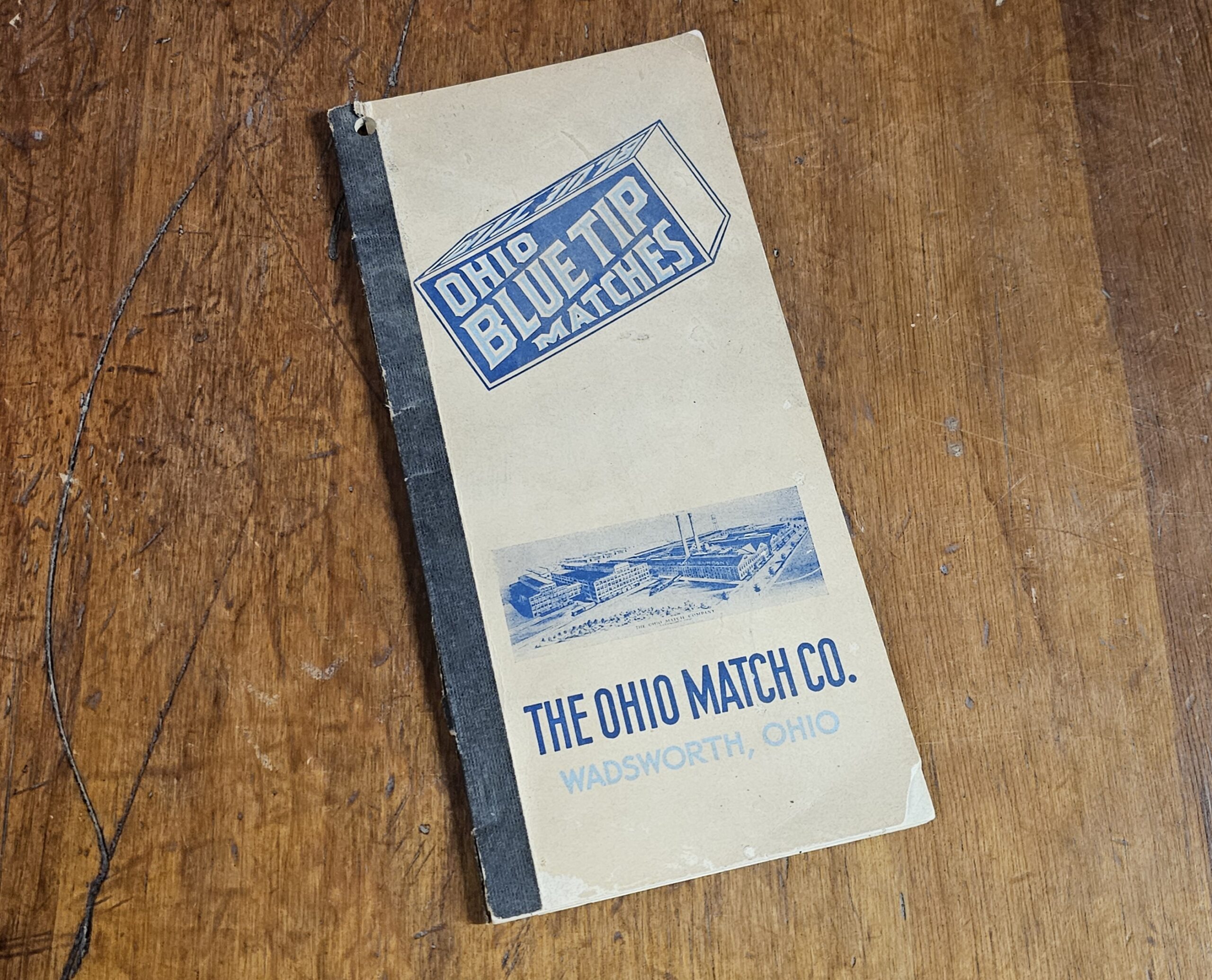 Ohio Blue Tip Matches Want List Booklet