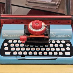 Superior Tin Lithograph Typewriter 1950s