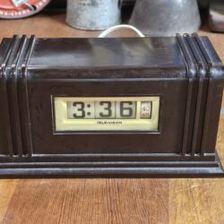 Tele-Vision Bakelite Flip Clock 1940s