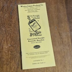 Westco Liquor Products Co Catalog
