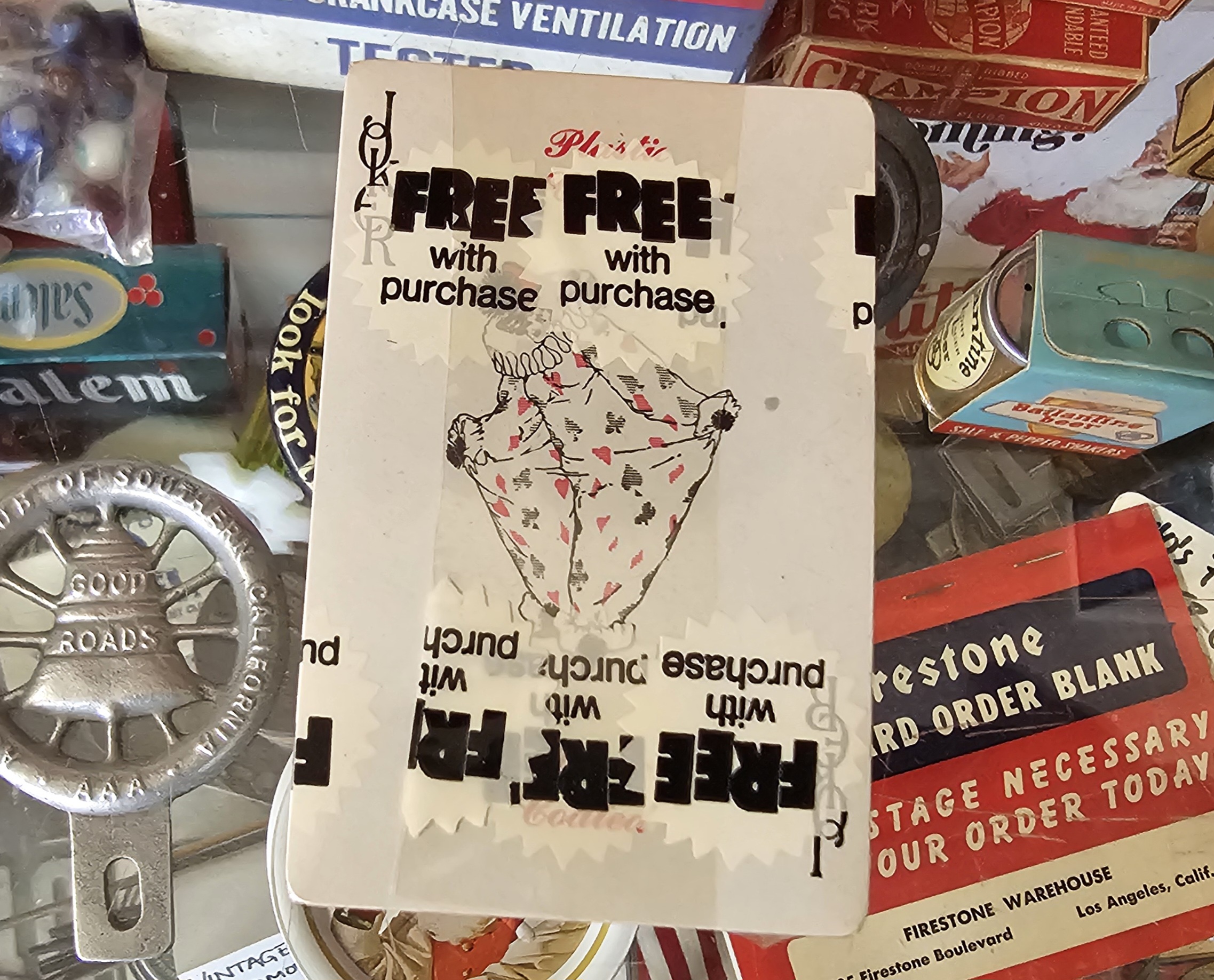 Winston Filter Cigarettes Playing Cards Back