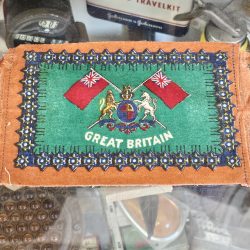 Great Britain Tobacco Felt Rug