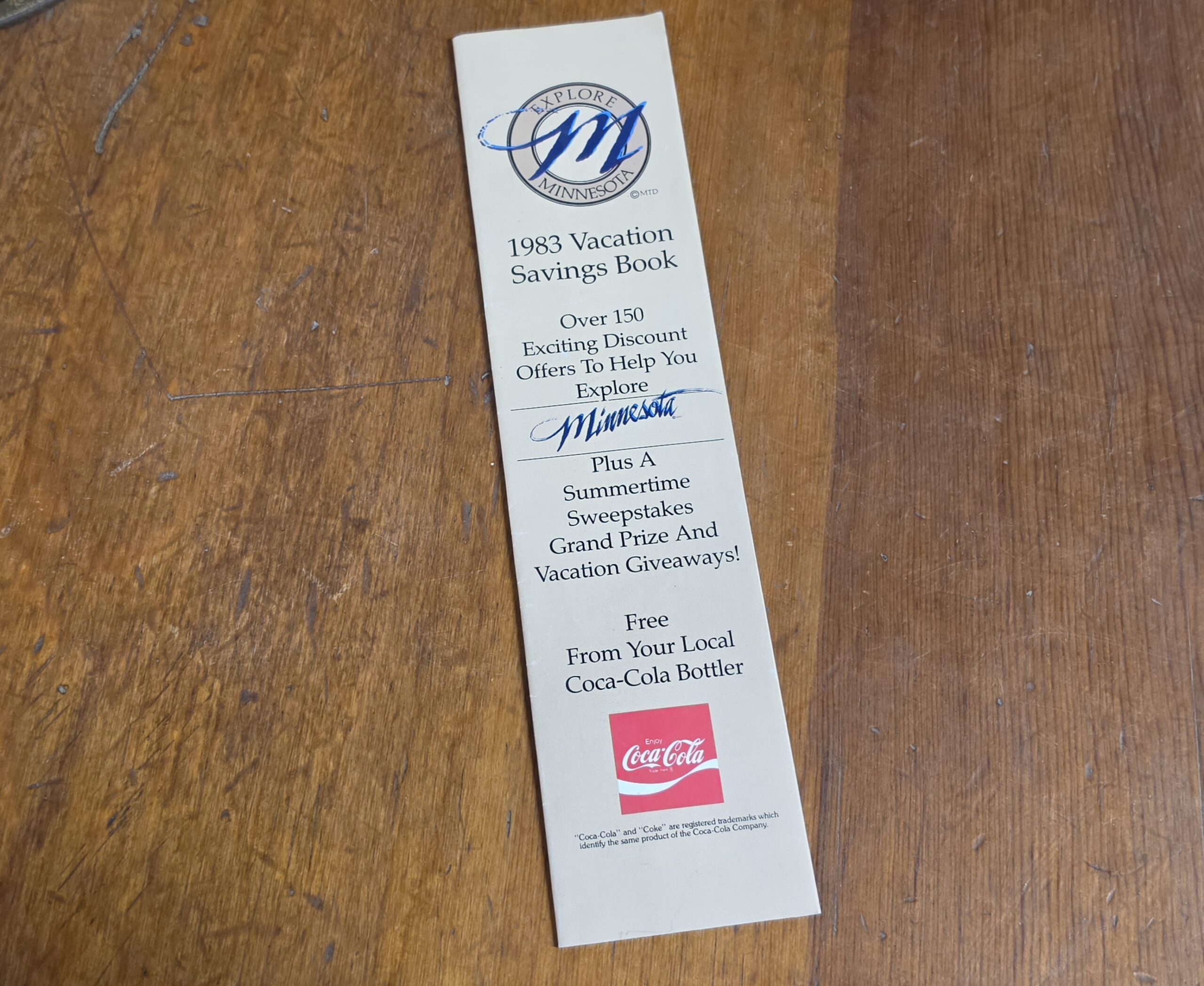 Coca-Cola Minnesota Vacation Savings Book