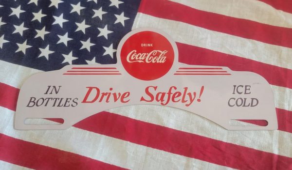 Coco-Cola Drive Safely License Plate Topper