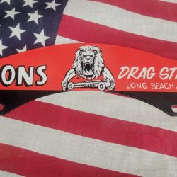 Lions Drag Strip License Topper