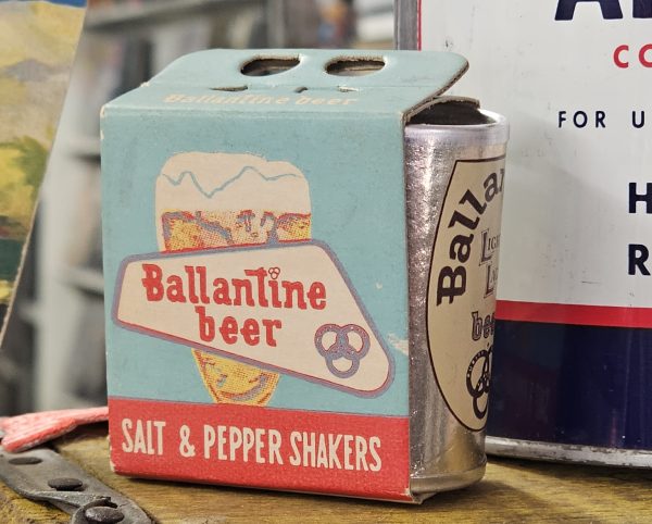 Ballantine Beer Salt Pepper Shakers Back