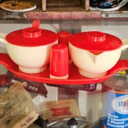 Cream Sugar Salt Pepper Set With Tray