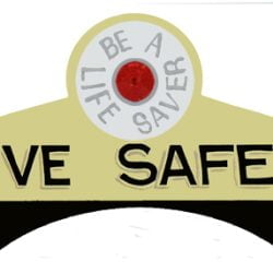 Be A Life Saver Drive Safely License Plate Topper