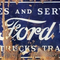 Ford Sales Cars, Trucks & Tractors Sign