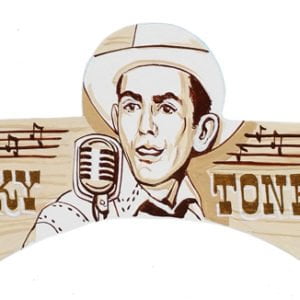Hank Williams Honky Tonkin License Plate Topper
