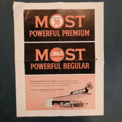 Union 76 Most Powerful Royal 7600 Ad