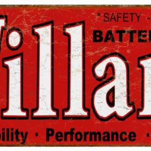 Vintage Willard Battery Sign