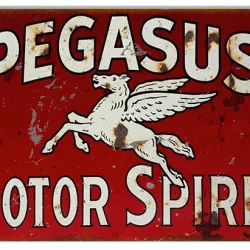 Pegasus Motor Spirit Sign