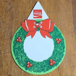 Enjoy Coca-Cola Christmas Wreath Tag