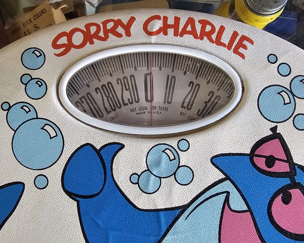 Charlie The Tuna Star-Kist Bathroom Scale Reads Well