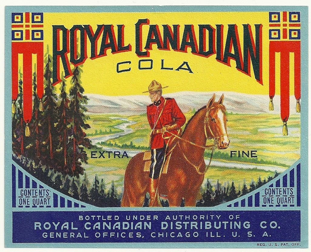 Royal Canadian Cola Bottle Label